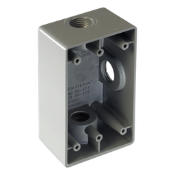 Caja Condulet FS Rawelt RR-0481 3/4" 3 bocas aluminio