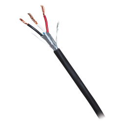 Cable blindado Viakon 71-12 3x18 AWG negro 305 m