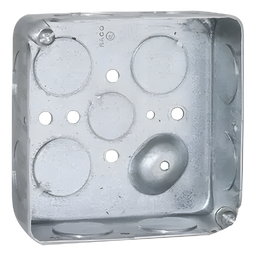 Caja cuadrada RACO HUB-191 4x4" acero galvanizado