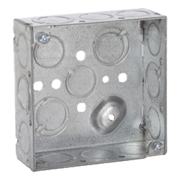Caja cuadrada RACO HUB189 4x4" galvanizada 21 in³