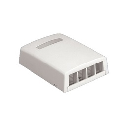 Caja superficial Panduit NK4BXIW-AY 4 módulos keystone blanco