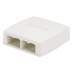 Caja superficial Panduit CBXQ4IW-A 4 módulos Mini-Com blanco