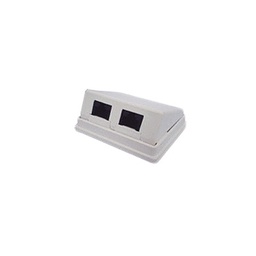 Caja de pared angulada LinkedPro LP-WP-12 2 jacks Cat5e