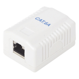 Caja pared LinkedPro LP-WP-40-C6A jack STP Cat6A 1 puerto