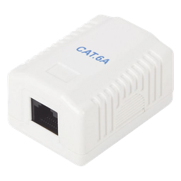 Caja pared LinkedPro LP-WP-38-C6A jack UTP Cat6A 1 puerto