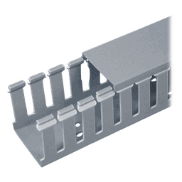 Canaleta ranurada PVC Panduit FC1X1LG2 32x28.7mm 2m gris