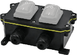 Caja para botones AccessPRO AP-BOXWB2-4T IP65 2 puestos