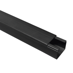 Canaleta Thorsman TMK-1720-CC-N PVC negra adhesiva 1.5m