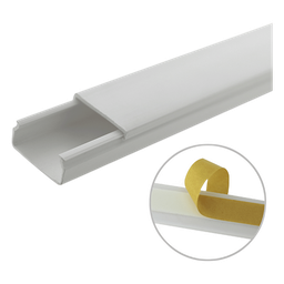 Canaleta PVC Thorsman TMK-1020-SD-CC 20x10mm sin división 6 pies