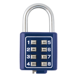 Candado digital Phillips-Assa Abloy MX2783 M35 4 dígitos azul