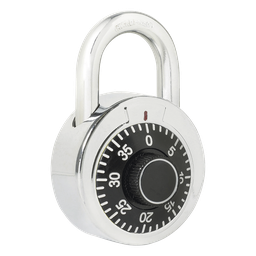 Candado de combinación LOCK SYS-L26S50NGB 50mm negro