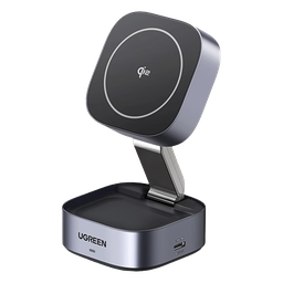 Cargador inalámbrico UGREEN 35316 2 en 1 Qi2 25W