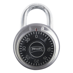 Candado de combinación Phillips MX2244 50mm 3 discos