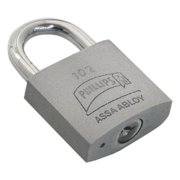Candado de hierro Phillips MX3398 gancho corto llave PH-32