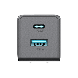 Cargador GaN EZVIZ AKPAG35PN35W 35W USB-C USB-A