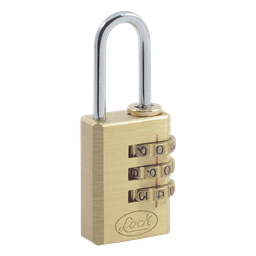 Candado de latón LOCK SYS-10CA combinación 20mm