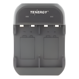 Cargador de baterías Ni-MH 9V Syscom TN141/B 2 bahías USB
