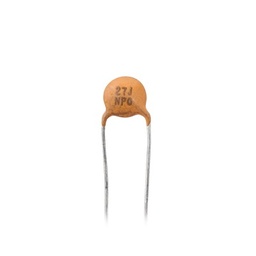 Capacitor cerámico de disco Syscom 0027P0050V 27 pF 50 V
