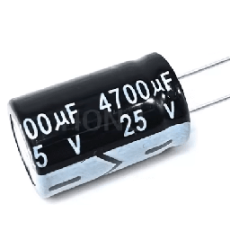 Capacitor electrolítico Syscom 4700M0025V 4700 µF 25 V