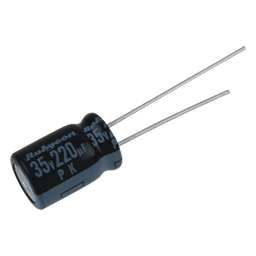 Capacitor electrolítico Syscom 0220M0035V 220µF 35V