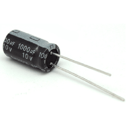 Capacitor electrolítico Syscom 1000M0010V 1000µF 10V