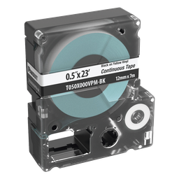 Casete de etiquetas vinilo Panduit T050X000VPM-BK 12mm 7m