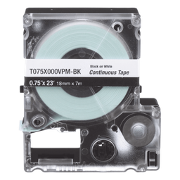 Casete de etiquetas vinilo Panduit T075X000VPM-BK 18mm 7m