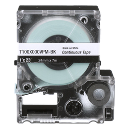 Casete de etiquetas vinilo Panduit T100X000VPM-BK 24mm 7.6m