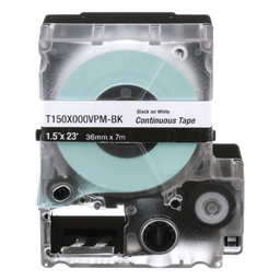 Casete etiquetas vinilo Panduit T150X000VPM-BK 36mm