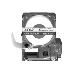 Casete etiquetas Panduit C200X100YJM 140 pzas 50.8x25.4mm