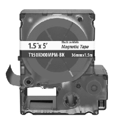 Casete etiquetas Panduit T150X000MPM-BK magnético 36mm