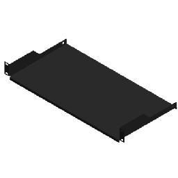 Charola para rack LinkedPRO SCH231U negra 1U