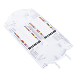 Charola empalme fibra FiberHome FOST-220J-A104 24 empalmes