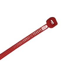Cincho de nylon Thorsman TH-300-R rojo 4.8x300mm 100pzs