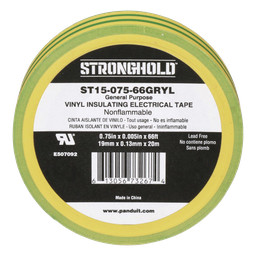 Cinta de aislar Panduit ST15-075-66-GRYL 19mm 20m