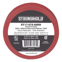 Cinta aislante Panduit ST17-075-66RD PVC 600V roja