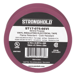 Cinta aislante Panduit ST17-075-66VI PVC 600V violeta