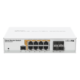Switch PoE MikroTik CRS112-8P-4S-IN 8 puertos Gigabit