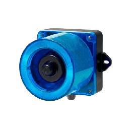 Baliza industrial Qlight QWCD50 azul sirena IP66 123 dB
