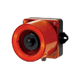 Baliza LED con sirena QLight QWCD50-110240-R-LC roja 123dB