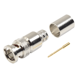 Conector BNC macho RF Industries RFB-1707-R 75 Ohm RG-11/U