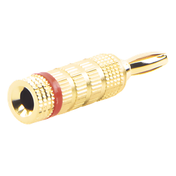 Conector banana EPCOM PROAUDIO EP-BSCR tornillo chapado en oro
