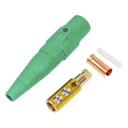 Conector Camlock macho EPCOM ProAudio 400A 600V verde