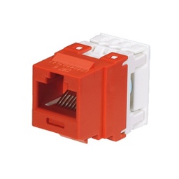 Jack Keystone Panduit NK688MRD Cat6 RJ45 rojo