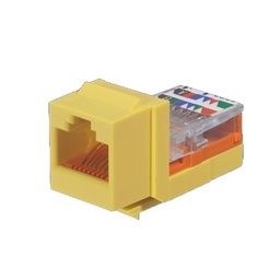 Jack Keystone Panduit NK5E88MYLY Cat5e RJ45 amarillo