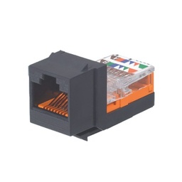 Jack keystone Panduit NK5E88MBLY Cat 5e negro