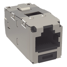 Jack RJ45 Panduit CJS688TGY Cat 6 blindado negro