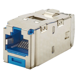 Jack RJ45 Panduit CJS6X88TGBUY Cat6A blindado azul