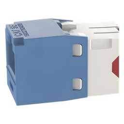 Conector jack RJ45 Panduit CJ5E88TGBU Cat5e Mini-Com azul