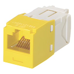Jack RJ45 Panduit CJ688TGYL Cat6 Mini-Com amarillo